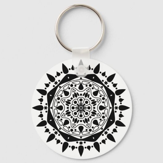 Mandala Keyring Schlüsselanhänger (Rückseite)
