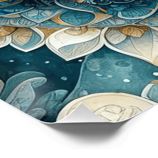 Mandala King Poster (Ecke)