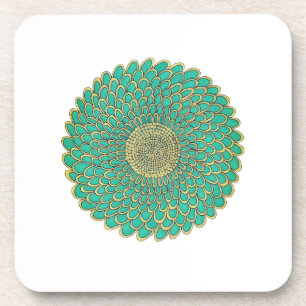 Mandala-Kissen Getränkeuntersetzer