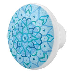 Mandala Knob Keramikknauf