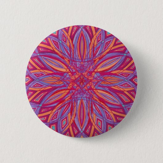 Mandala-Knopf alberne Tri 5 Button (Vorderseite)