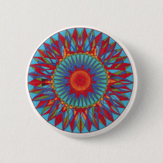 Mandala-Knopf albernes Tri 1 Button