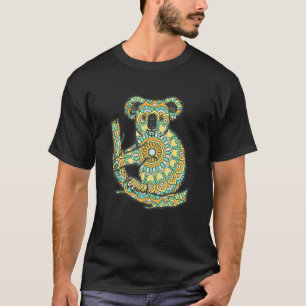 Mandala Koala Geometric Pattern Mandala Animal T-Shirt