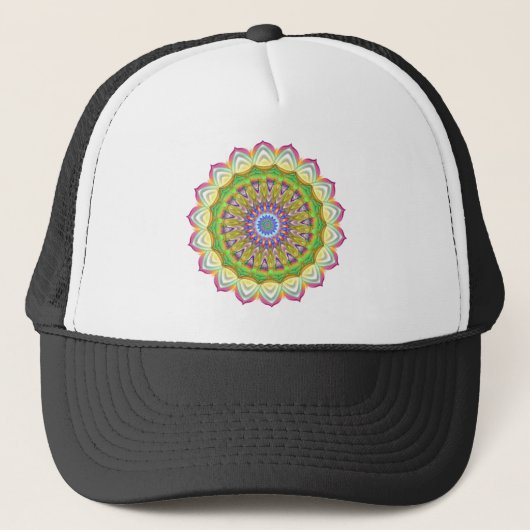 Mandala - Komplexität Truckerkappe (Vorderseite)