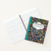 Mandala Komposition Notebook Spiral Notizblock (Innenseite)