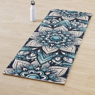 Mandala-Komposition Yogamatte