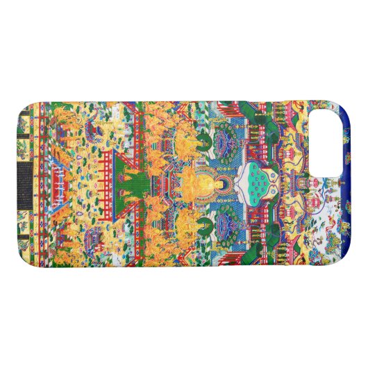 Mandala Kosmisches Diagramm für Meditation Case-Mate iPhone Hülle (Rückseite (Horizontal))