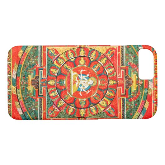 Mandala Kosmisches Diagramm für Meditation Case-Mate iPhone Hülle (Rückseite (Horizontal))