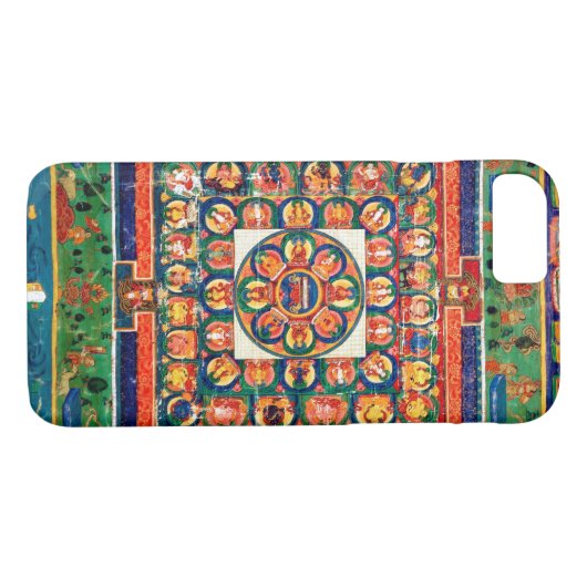 Mandala Kosmisches Diagramm für Meditation Case-Mate iPhone Hülle (Rückseite (Horizontal))