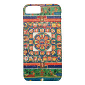 Mandala Kosmisches Diagramm für Meditation Case-Mate iPhone Hülle (Rückseite)