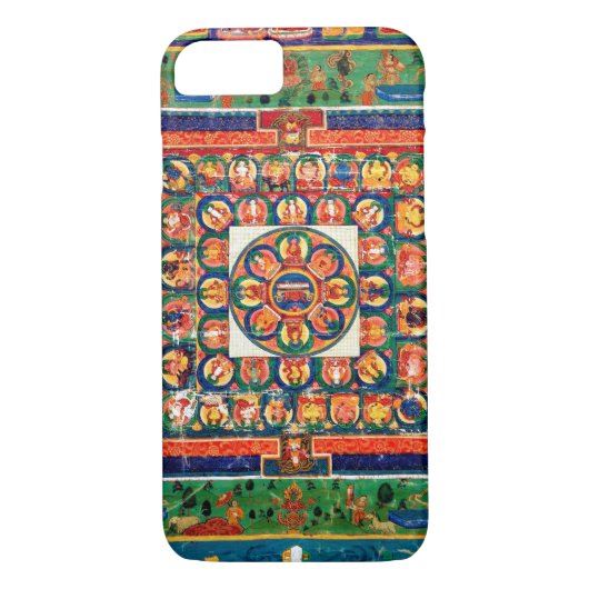 Mandala Kosmisches Diagramm für Meditation Case-Mate iPhone Hülle (Rückseite)