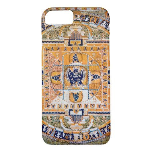 Mandala Kosmisches Diagramm für Meditation Case-Mate iPhone Hülle (Rückseite)