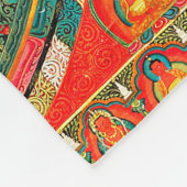 Mandala Kosmisches Diagramm für Meditation Fleecedecke (Ecke)