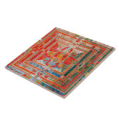 Mandala Kosmisches Diagramm für Meditation Fliese (Seite)