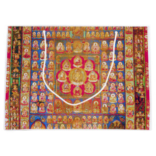 Mandala Kosmisches Diagramm für Meditation Große Geschenktüte