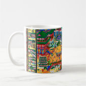Mandala Kosmisches Diagramm für Meditation Kaffeetasse (Links)