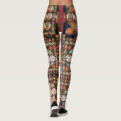 Mandala Kosmisches Diagramm für Meditation Leggings (Rückseite)