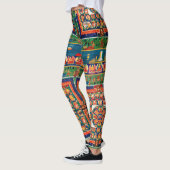 Mandala Kosmisches Diagramm für Meditation Leggings (Links)