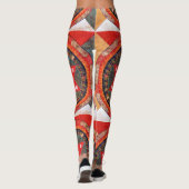 Mandala Kosmisches Diagramm für Meditation Leggings (Rückseite)