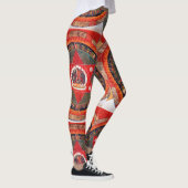 Mandala Kosmisches Diagramm für Meditation Leggings (Rechts)