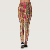 Mandala Kosmisches Diagramm für Meditation Leggings (Rückseite)