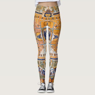 Mandala Kosmisches Diagramm für Meditation Leggings
