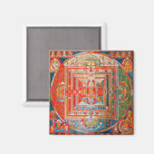 Mandala Kosmisches Diagramm für Meditation Magnet (Vorderseite/Rückseite)