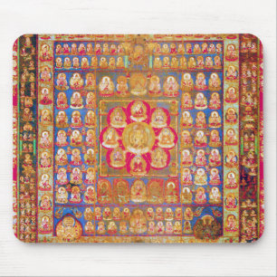 Mandala Kosmisches Diagramm für Meditation Mousepad