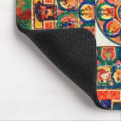 Mandala Kosmisches Diagramm für Meditation Mousepad (Ecke)