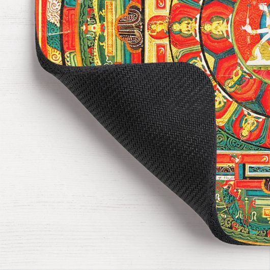 Mandala Kosmisches Diagramm für Meditation Mousepad (Ecke)