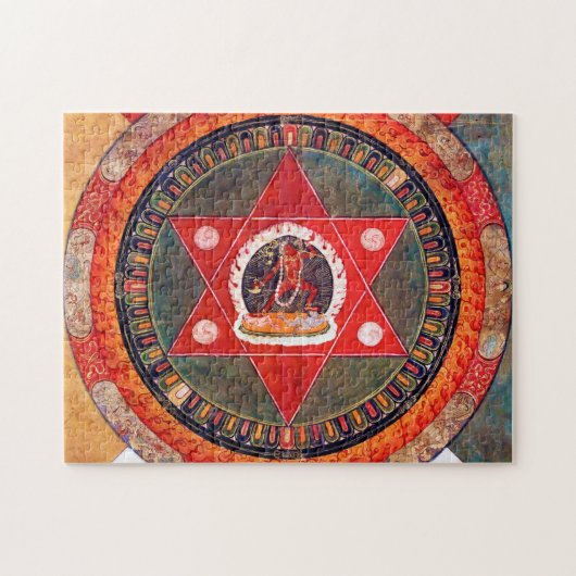 Mandala Kosmisches Diagramm für Meditation Puzzle (Horizontal)