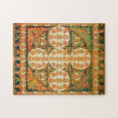 Mandala Kosmisches Diagramm für Meditation Puzzle (Horizontal)