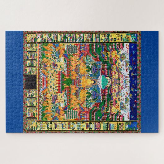 Mandala Kosmisches Diagramm für Meditation Puzzle (Horizontal)