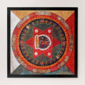 Mandala Kosmisches Diagramm für Meditation Puzzle (Horizontal)