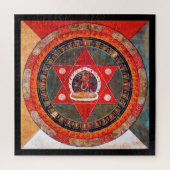 Mandala Kosmisches Diagramm für Meditation Puzzle (Vertikal)