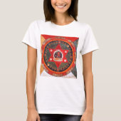 Mandala Kosmisches Diagramm für Meditation T-Shirt (Vorderseite)