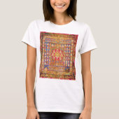 Mandala Kosmisches Diagramm für Meditation T-Shirt (Vorderseite)