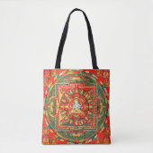 Mandala Kosmisches Diagramm für Meditation Tasche (Vorderseite)