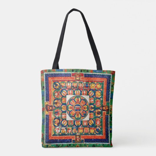 Mandala Kosmisches Diagramm für Meditation Tasche (Rückseite)