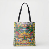 Mandala Kosmisches Diagramm für Meditation Tasche (Vorderseite)