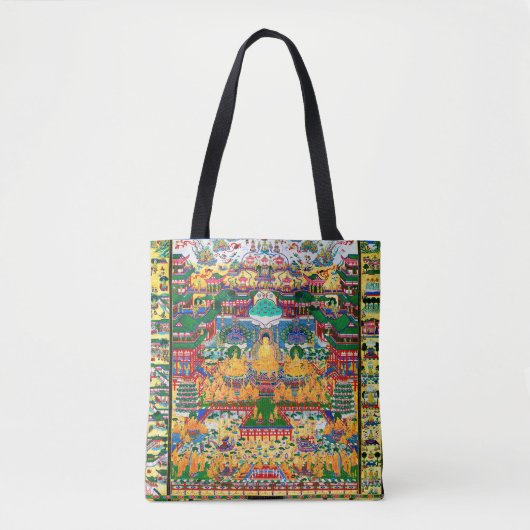 Mandala Kosmisches Diagramm für Meditation Tasche (Vorderseite)