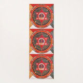 Mandala Kosmisches Diagramm für Meditation Yogamatte (Rückseite)