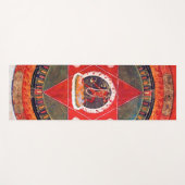 Mandala Kosmisches Diagramm für Meditation Yogamatte (Vorderseite (Horizontal))