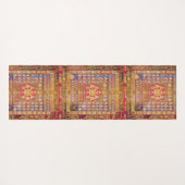 Mandala Kosmisches Diagramm für Meditation Yogamatte (Rückseite (Horizontal))