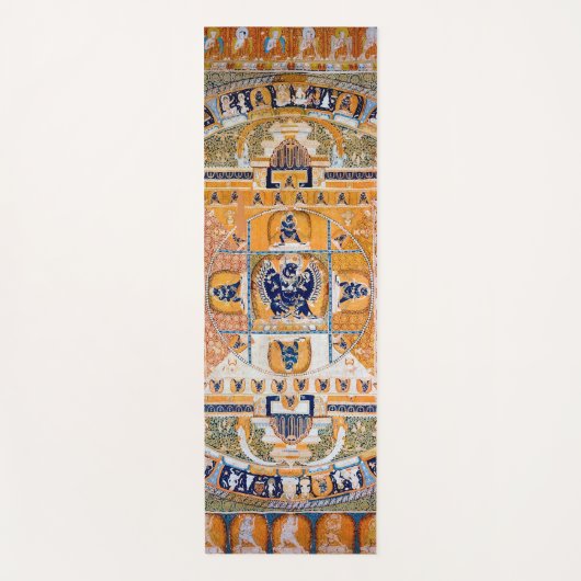 Mandala Kosmisches Diagramm für Meditation Yogamatte (Vorderseite)