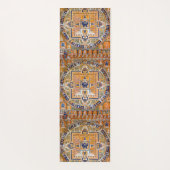 Mandala Kosmisches Diagramm für Meditation Yogamatte (Rückseite)