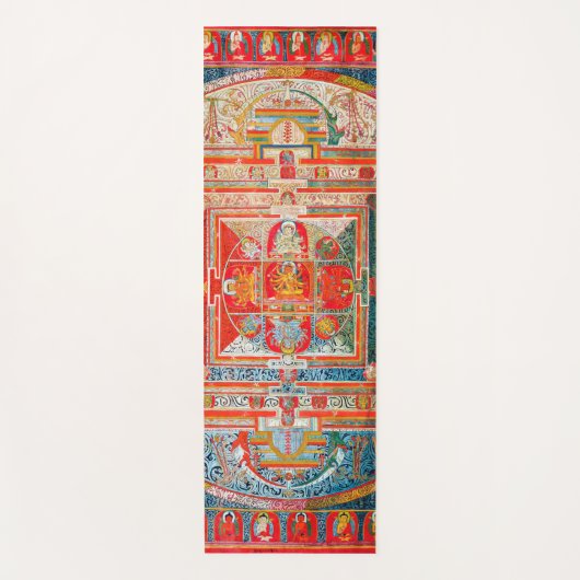 Mandala Kosmisches Diagramm für Meditation Yogamatte (Vorderseite)