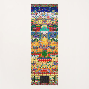 Mandala Kosmisches Diagramm zur Meditation Yogamatte