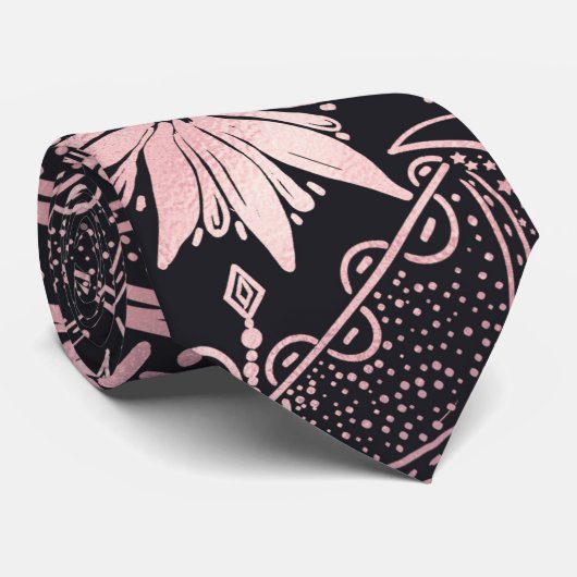 Mandala Krawatte (Gerollt)