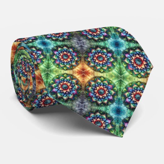 Mandala Krawatte (Gerollt)